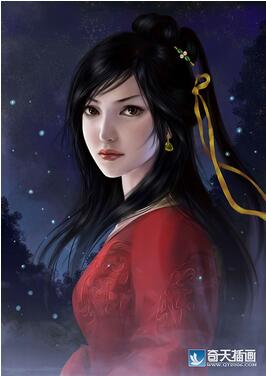 奇天CG學院,奇幻插畫,中國女子