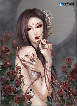 奇天CG學院,奇幻插畫,惡魔之女