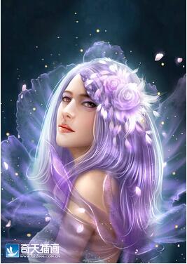 奇天CG學院,奇幻插畫,花妖