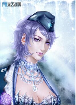 奇天CG學院,奇幻插畫,冰雪將軍