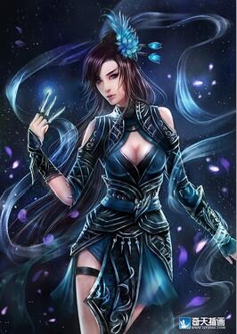 奇天CG學院,奇幻插畫,唐門同人
