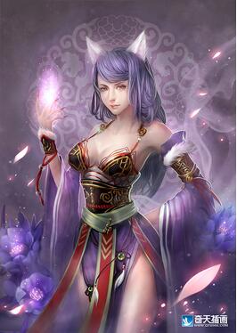 奇天CG學院,奇幻插畫,狐貍