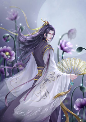 奇天CG學院,奇幻插畫,虞美人