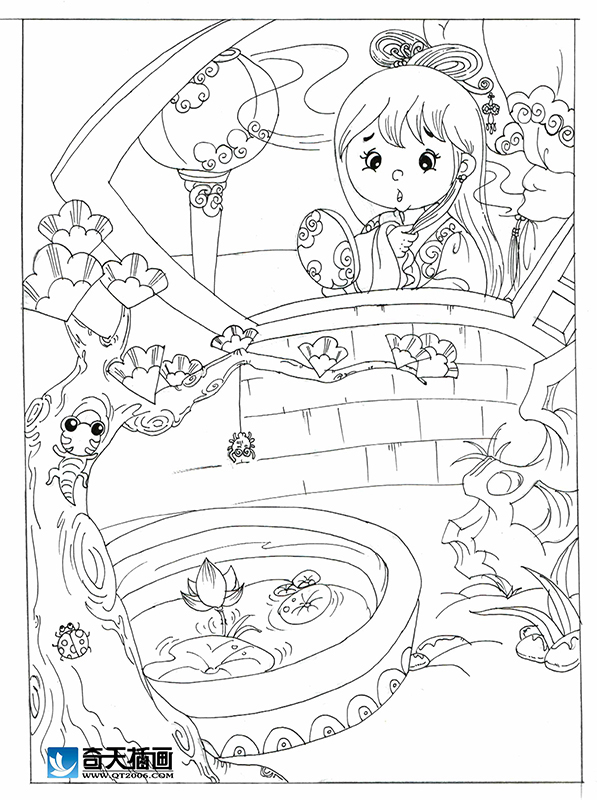 奇天CG學院,手繪插畫,東施效頻節選