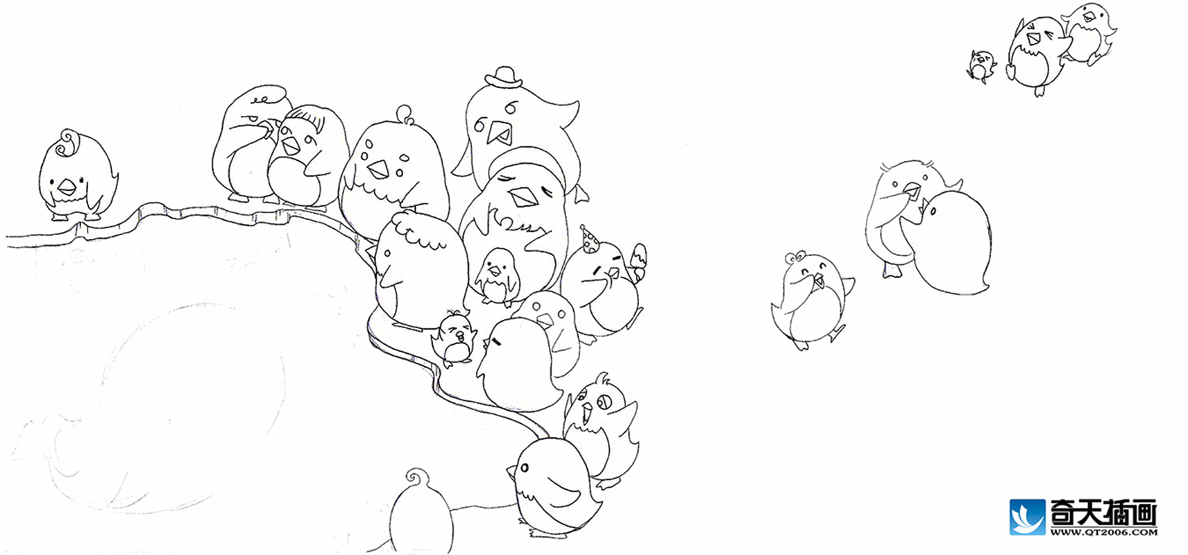 奇天CG學院,手繪插畫,救命啊