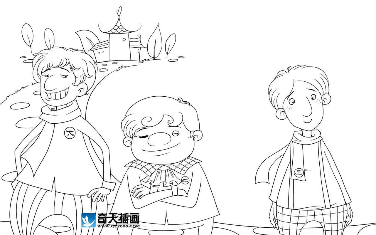 奇天CG學院,手繪插畫,金鵝1
