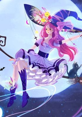 奇天CG學院,視覺插畫,小巫女