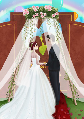 奇天CG學院,視覺插畫,婚禮