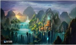 奇天CG學院,游戲場景,中國風場景設計