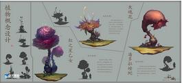 奇天CG學院,游戲場景,場景植物設計