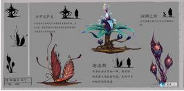 奇天CG學院,游戲場景,植物概念設計練習