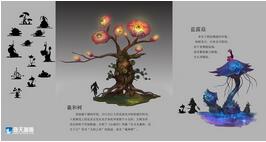 奇天CG學院,游戲場景,植物創作