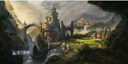 奇天CG學院,游戲場景,中國風場景